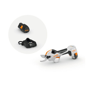 Stihl -  Forbice a batteria ASA 20 con batteria AS2 e carica batteria AL1