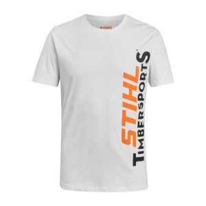 Stihl -  T-Shirt taglia XS logo vertical bianco