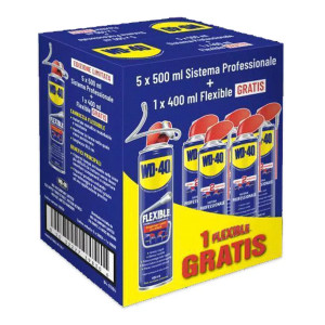 WD-40 -  WD-40 confezione 5 pezzi 500ml con omaggio una 400ml Flexible
